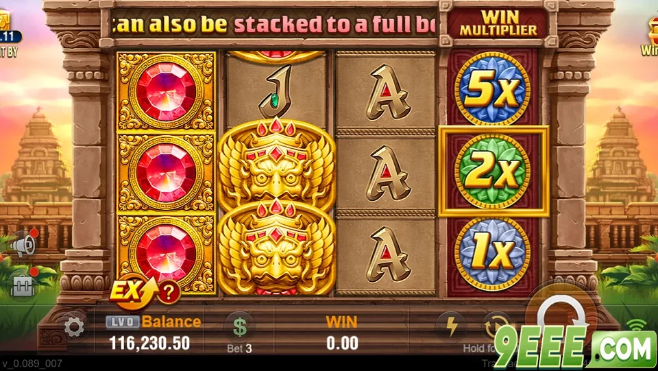 Tela de Fortune Gems